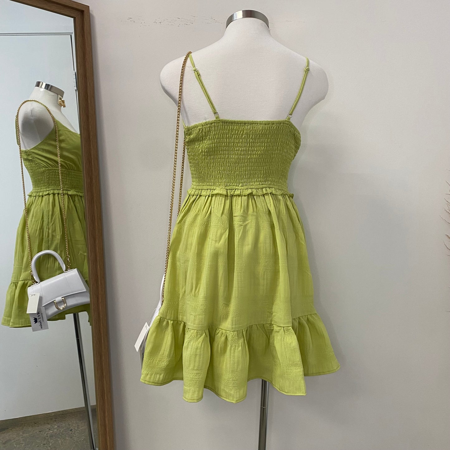 Amairany Dress-Lime Green