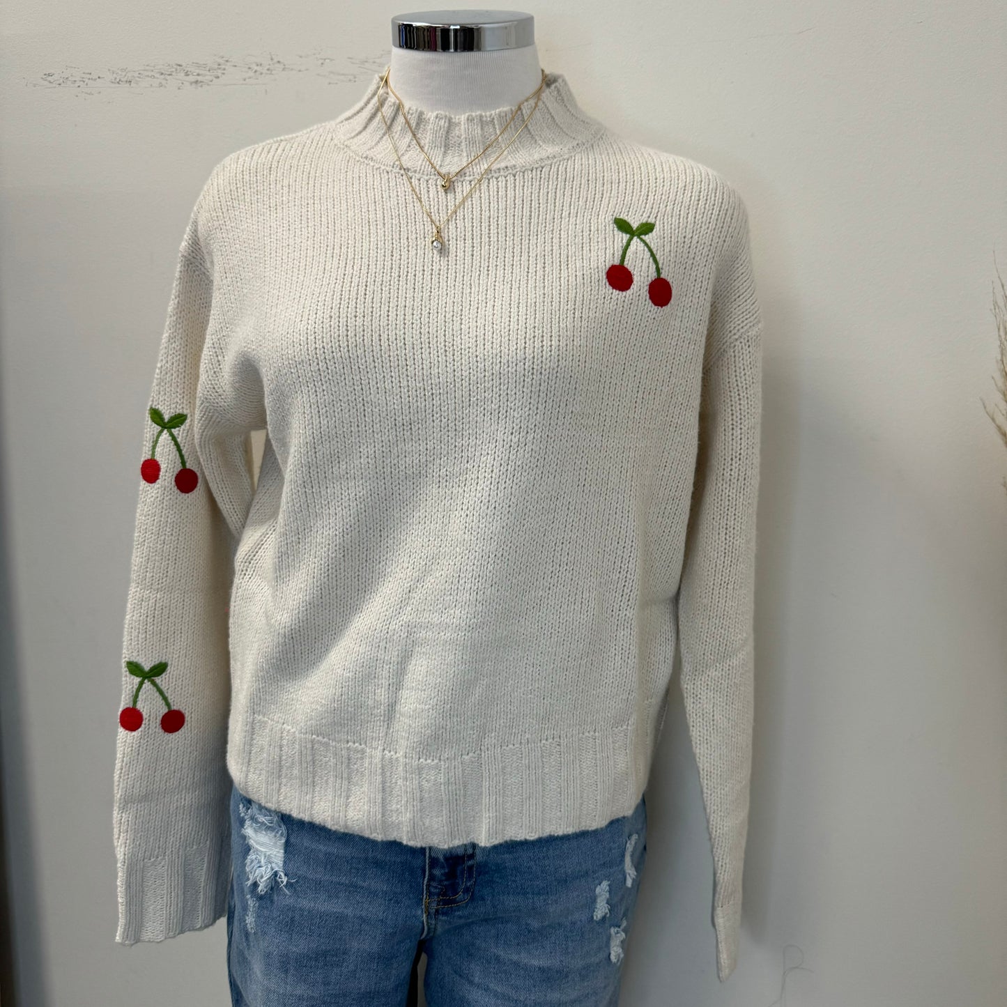 Cereza Sweater-Ivory