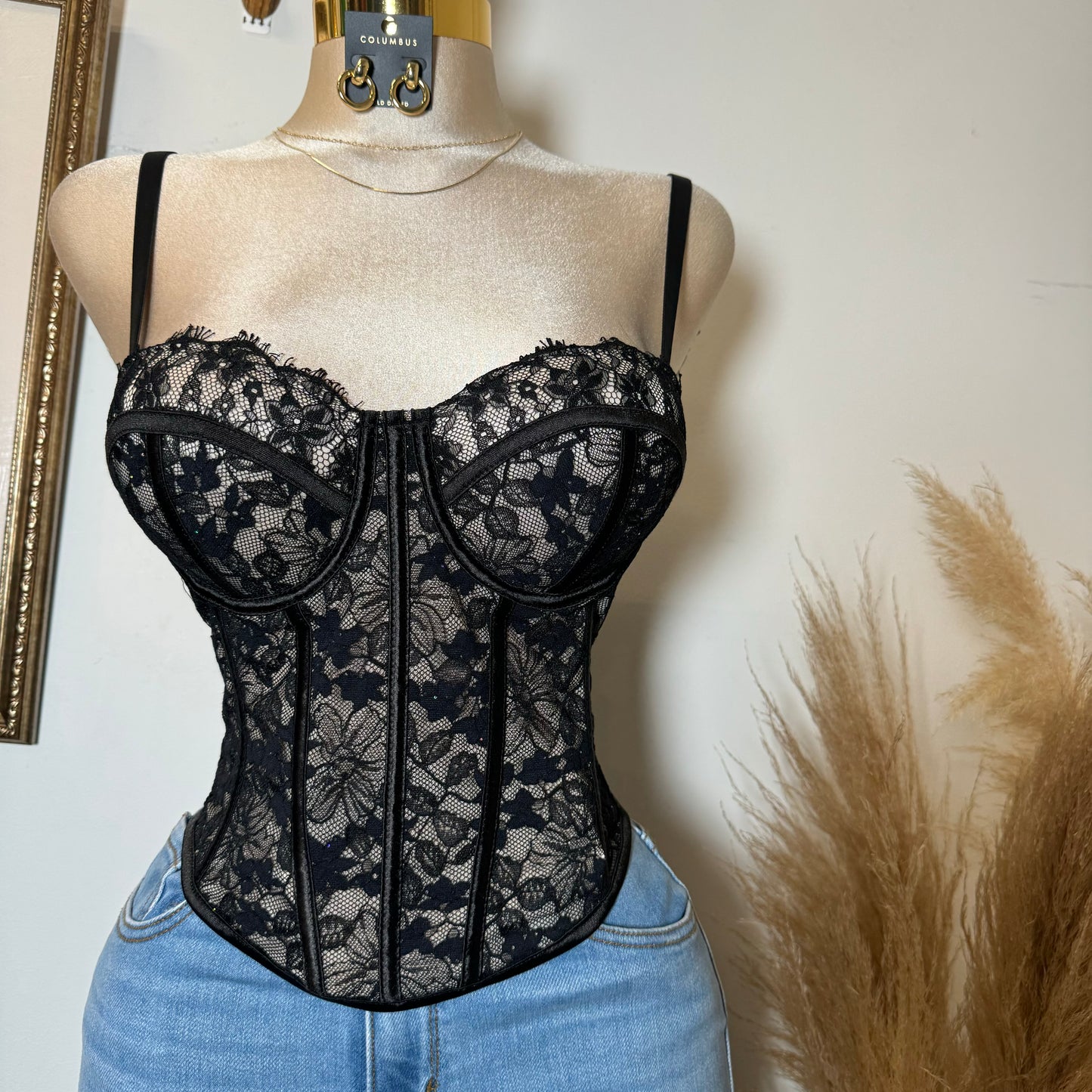 Black Corset -Black