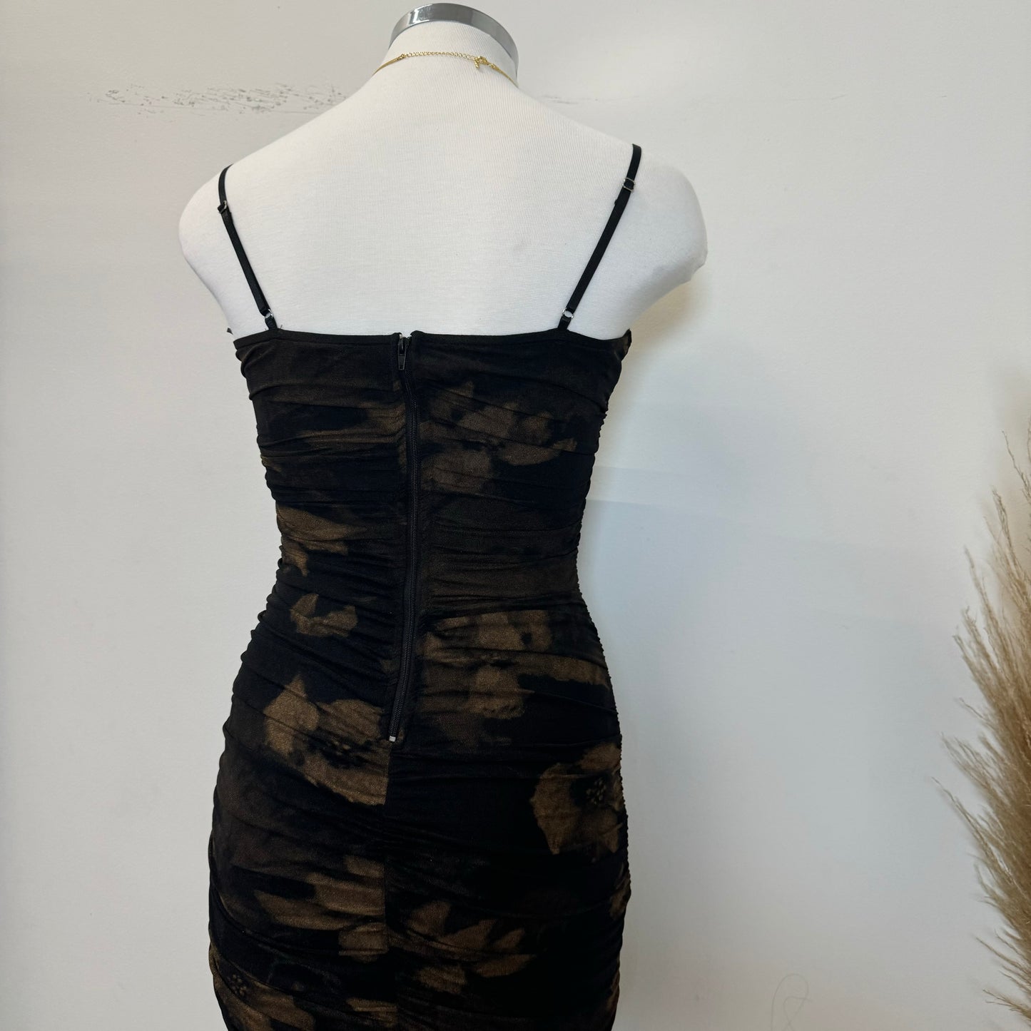 Kya Dress-Black/Gold