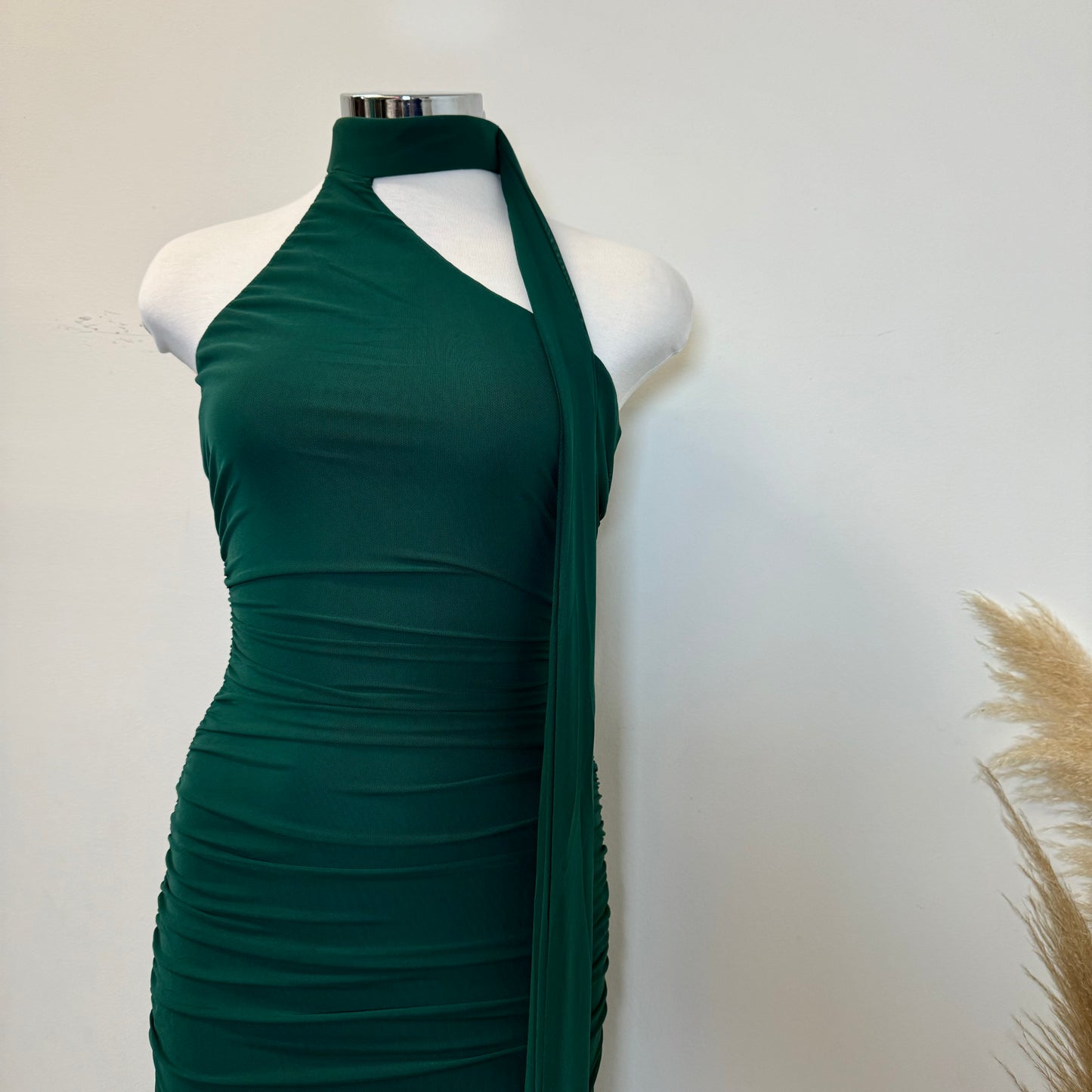 Evonne Dress-Pine Green