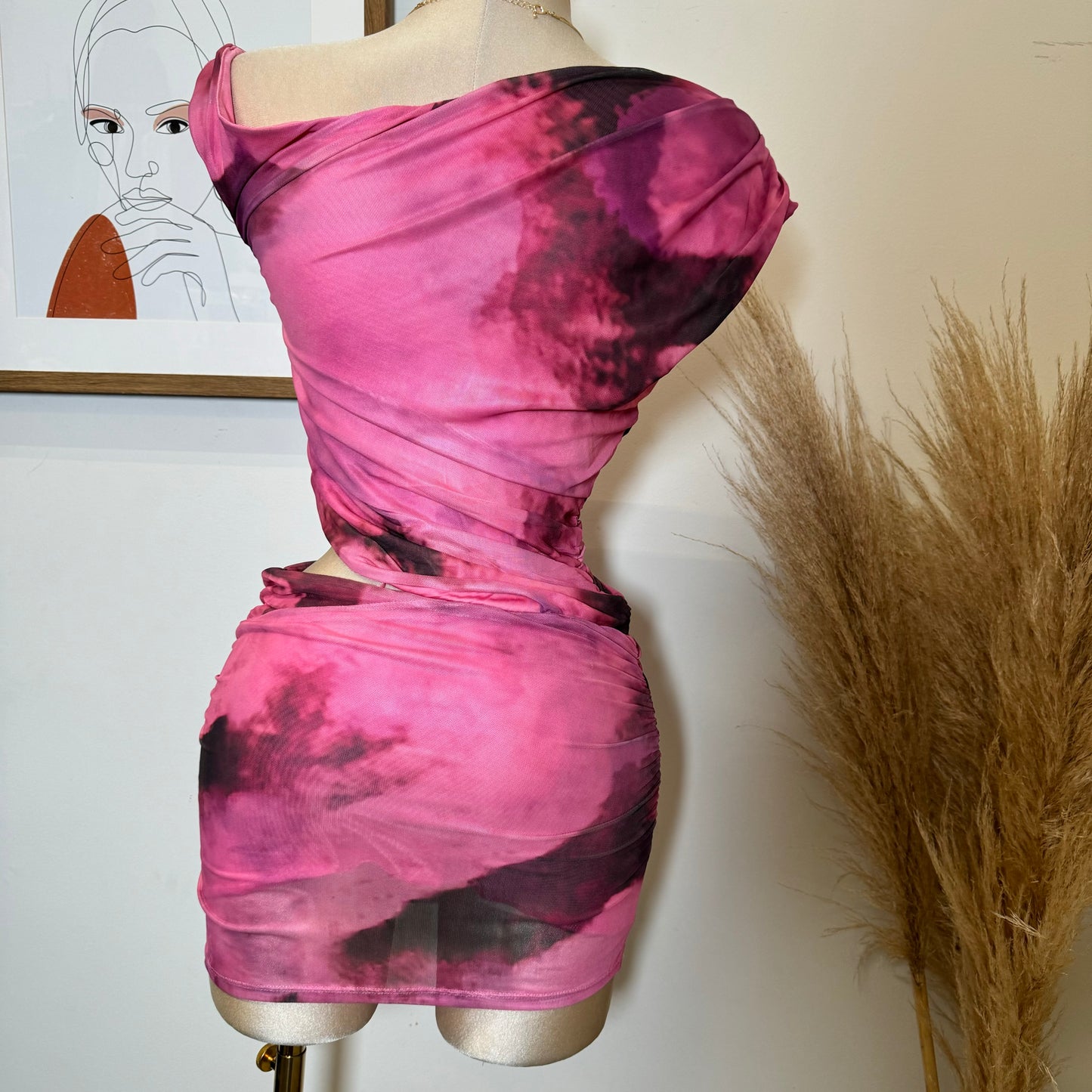 Lisset Dress-Light Pink