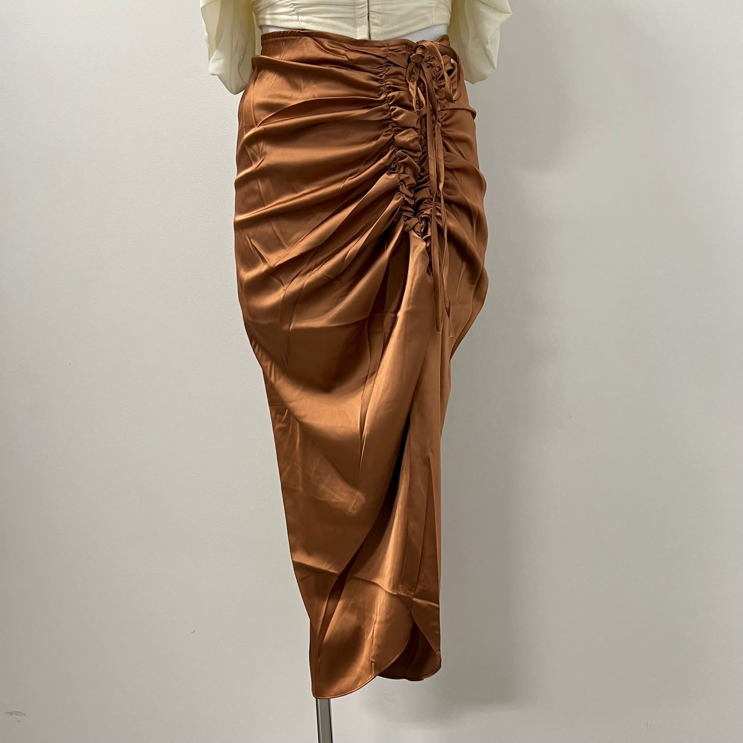 Kamilla Skirt Satin Long Skirt