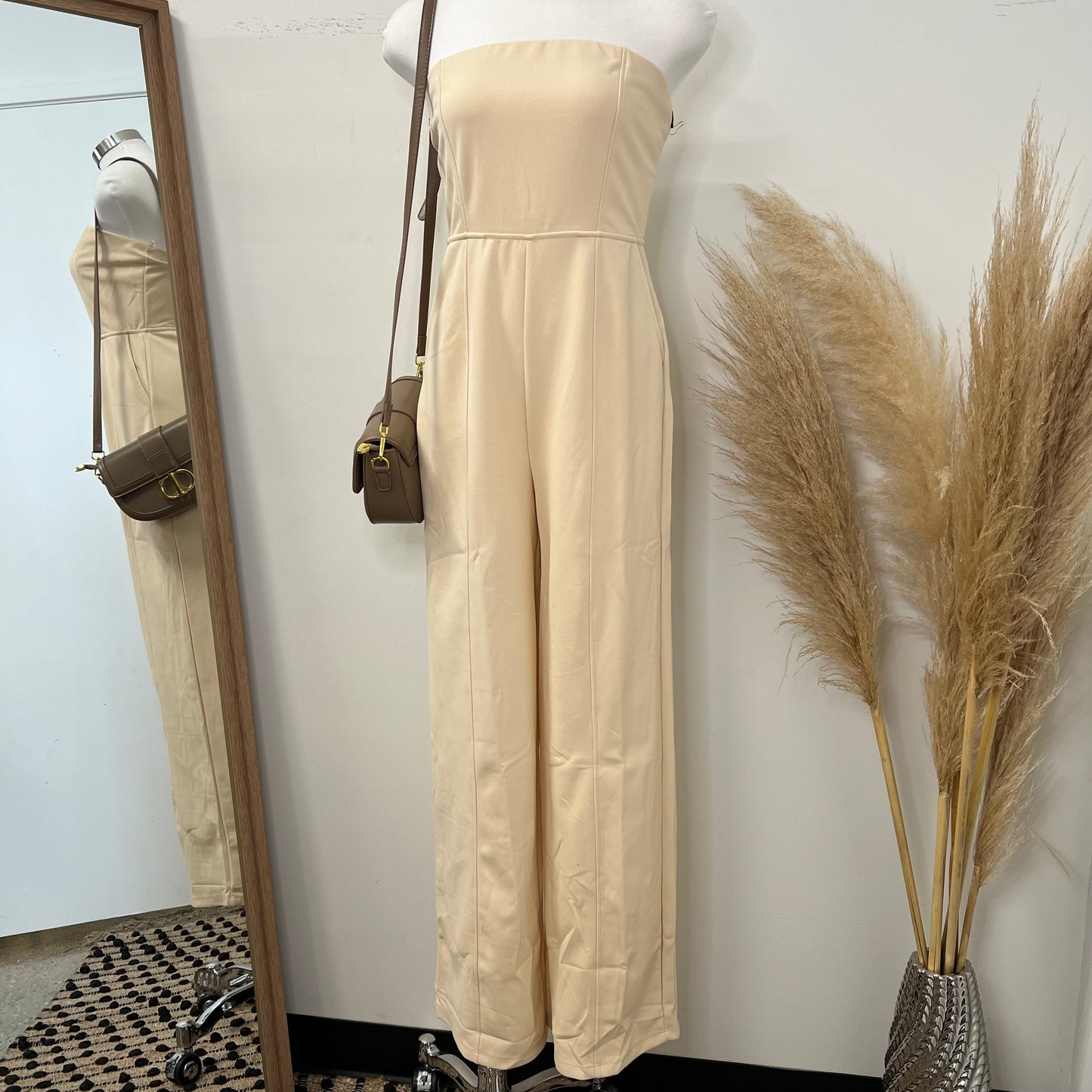 Classy Jumpsuit -Cream