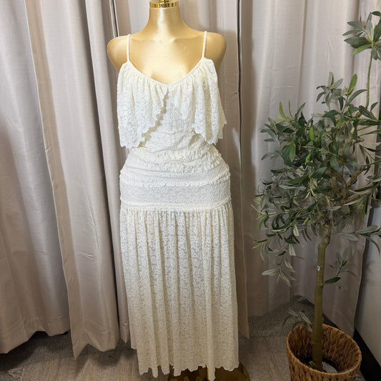 Luxe Desire Maxi Dress-Cream