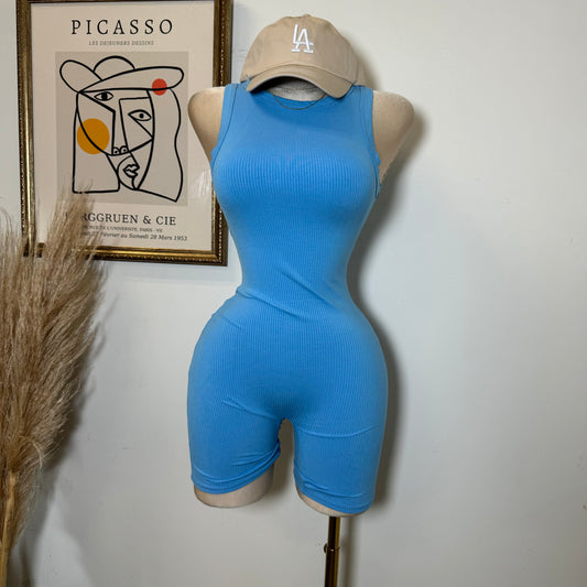 Sleeveless Snatched Romper