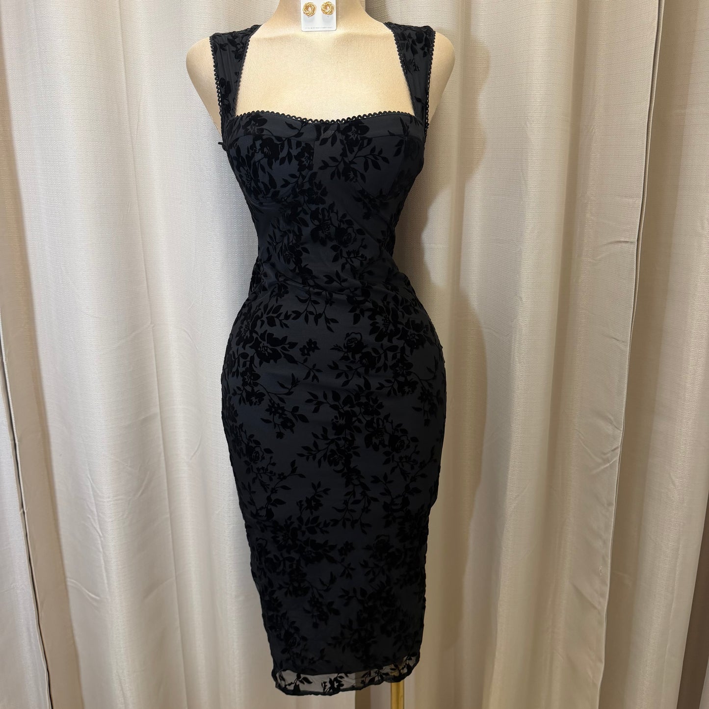 Rosie Dress-Black/Black