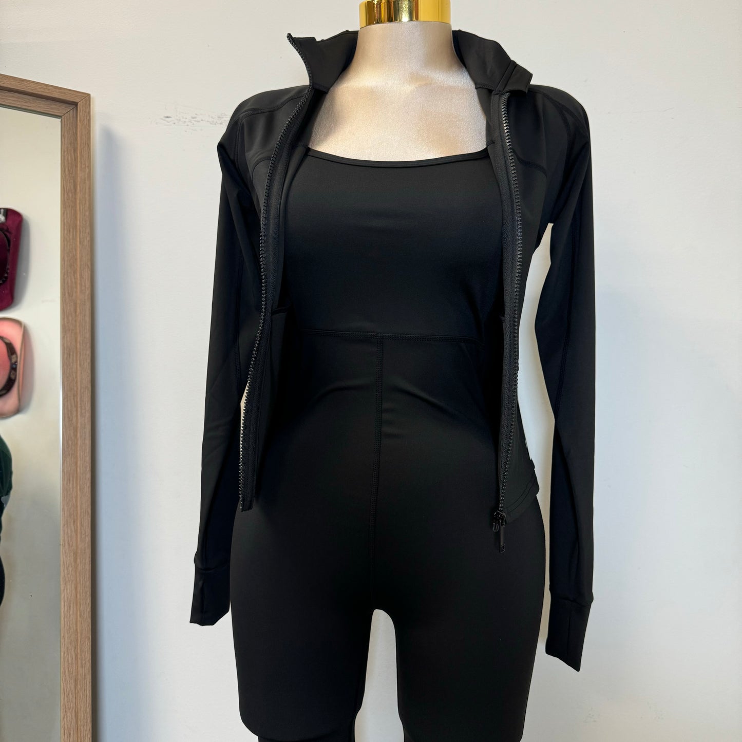 Ozia Jumpsuit with Jacket-Black