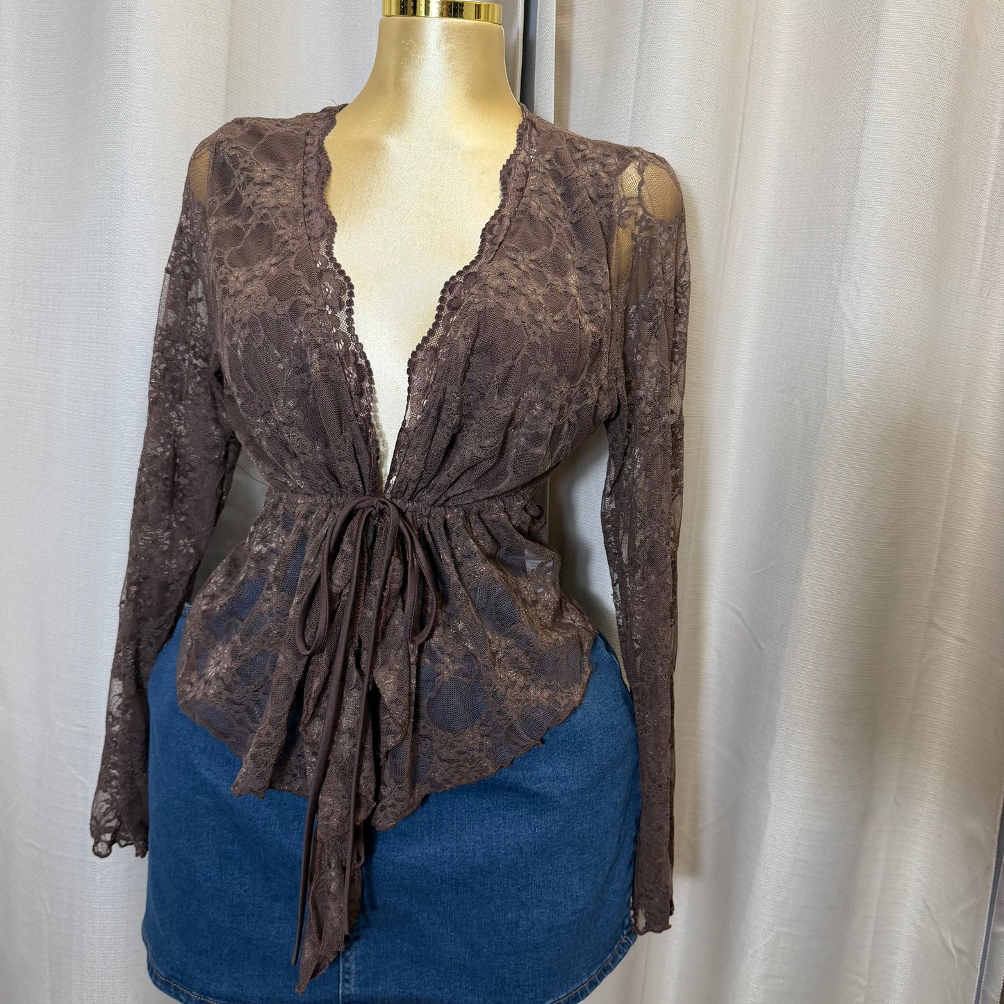 PL-Sexy Long Sleeve Top-Brown