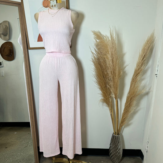 Tamara Two Piece Set-Baby Pink