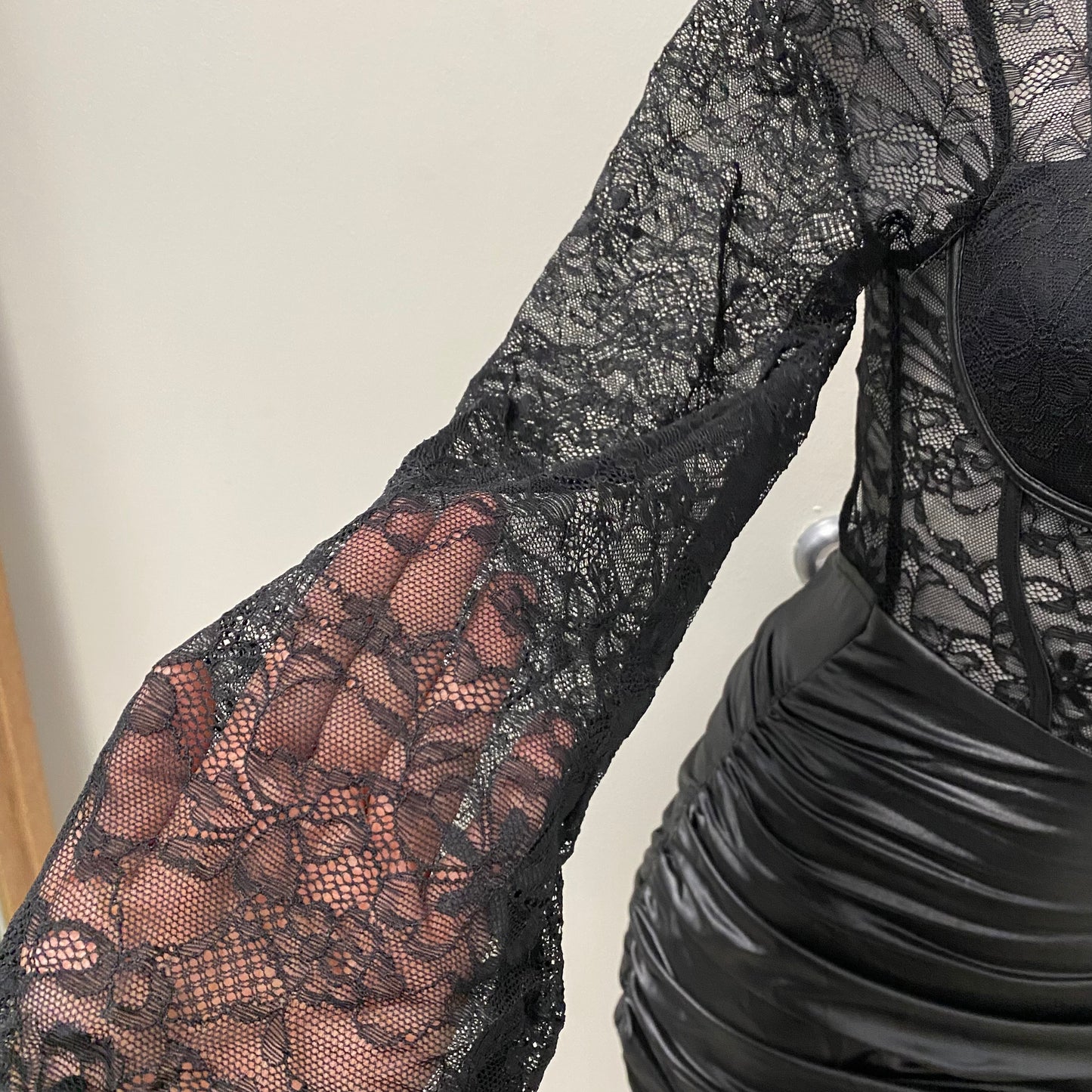 Lace Dress-Black