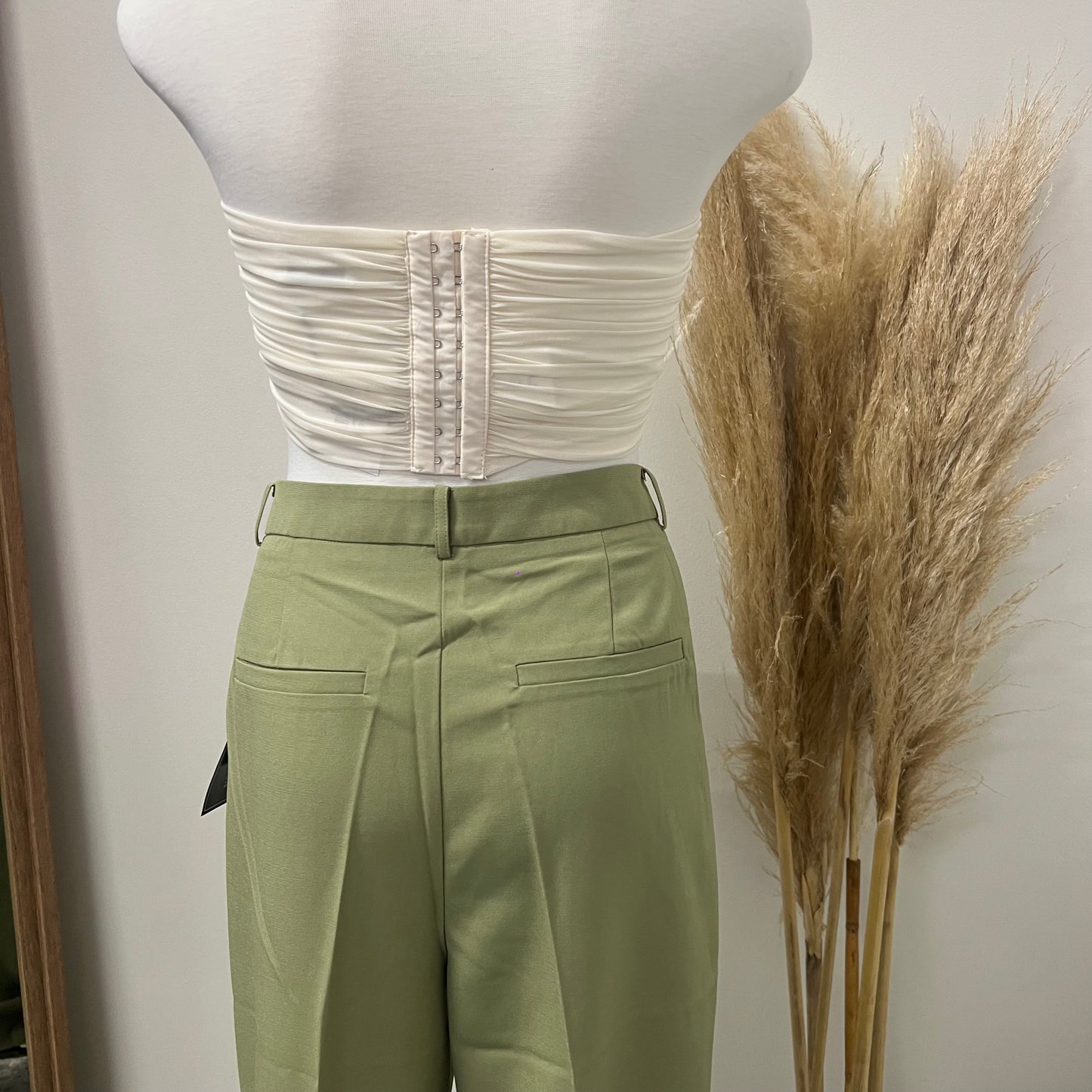 Formal Pants-Sage Green