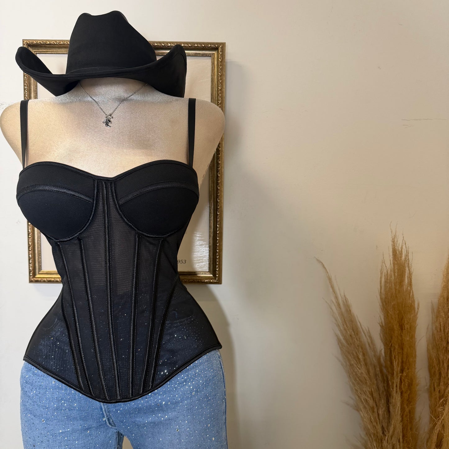 Simple Corset -Black