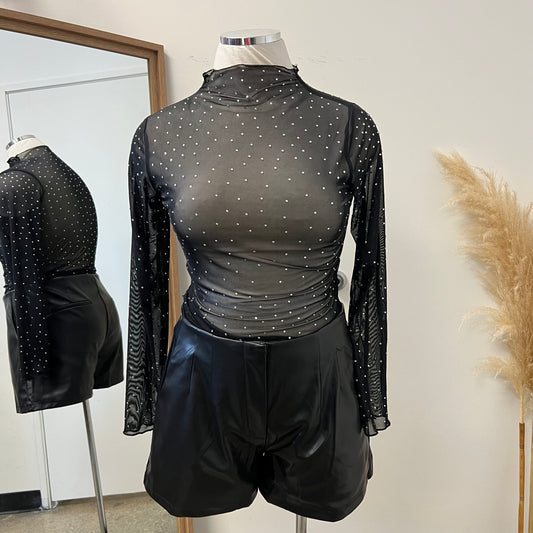 Mesh Top -Black