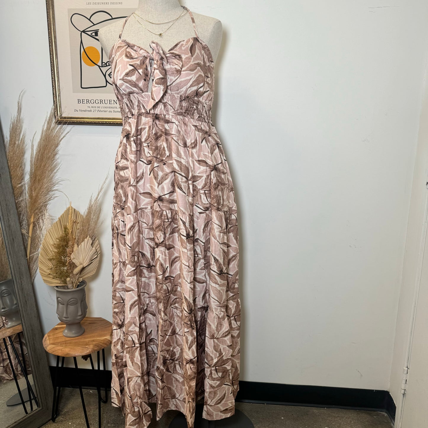 Rosita Plus size Dress-Blush
