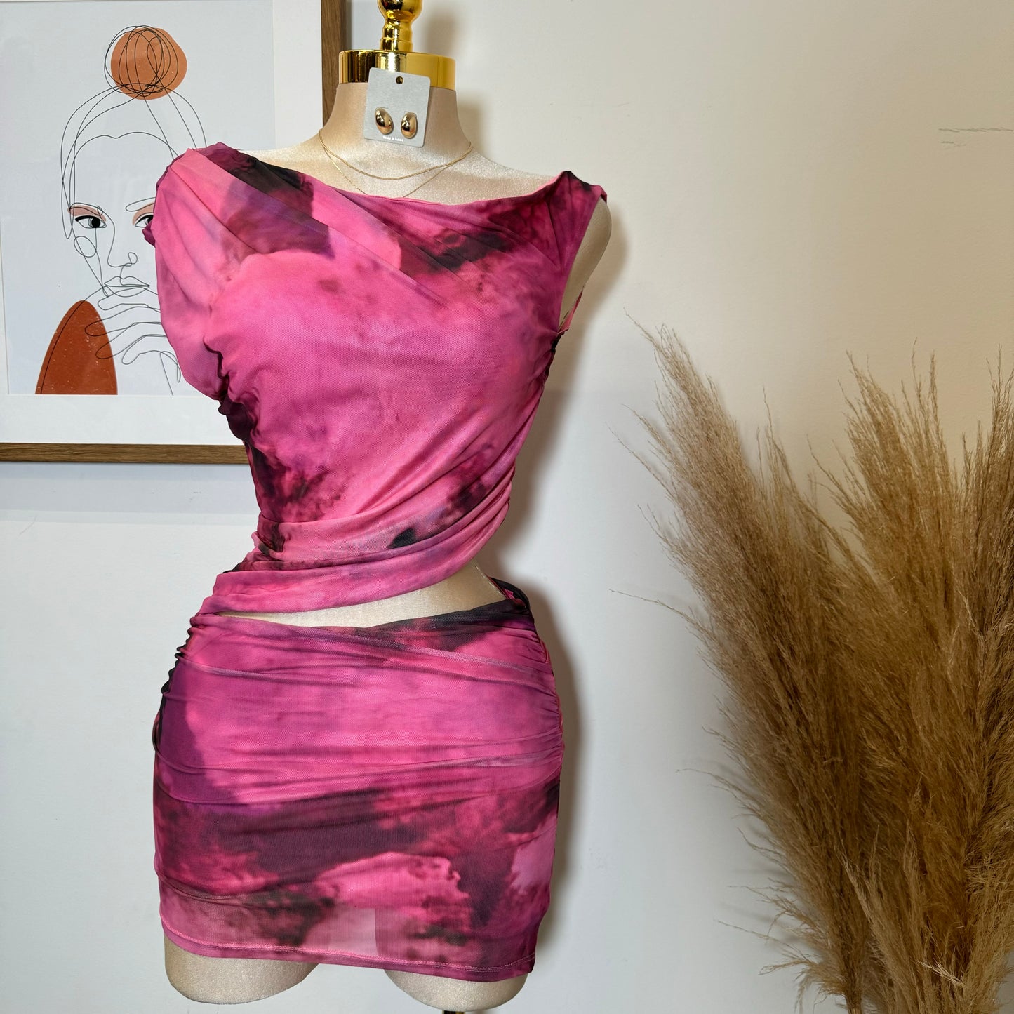 Lisset Dress-Light Pink