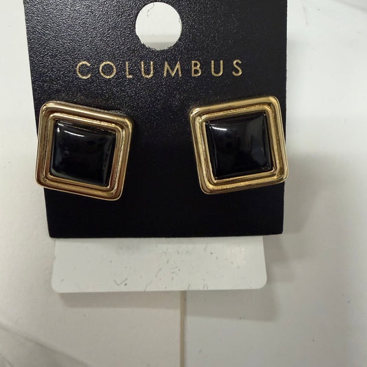 Brass Gold Pleated W/ Gold plated -Black