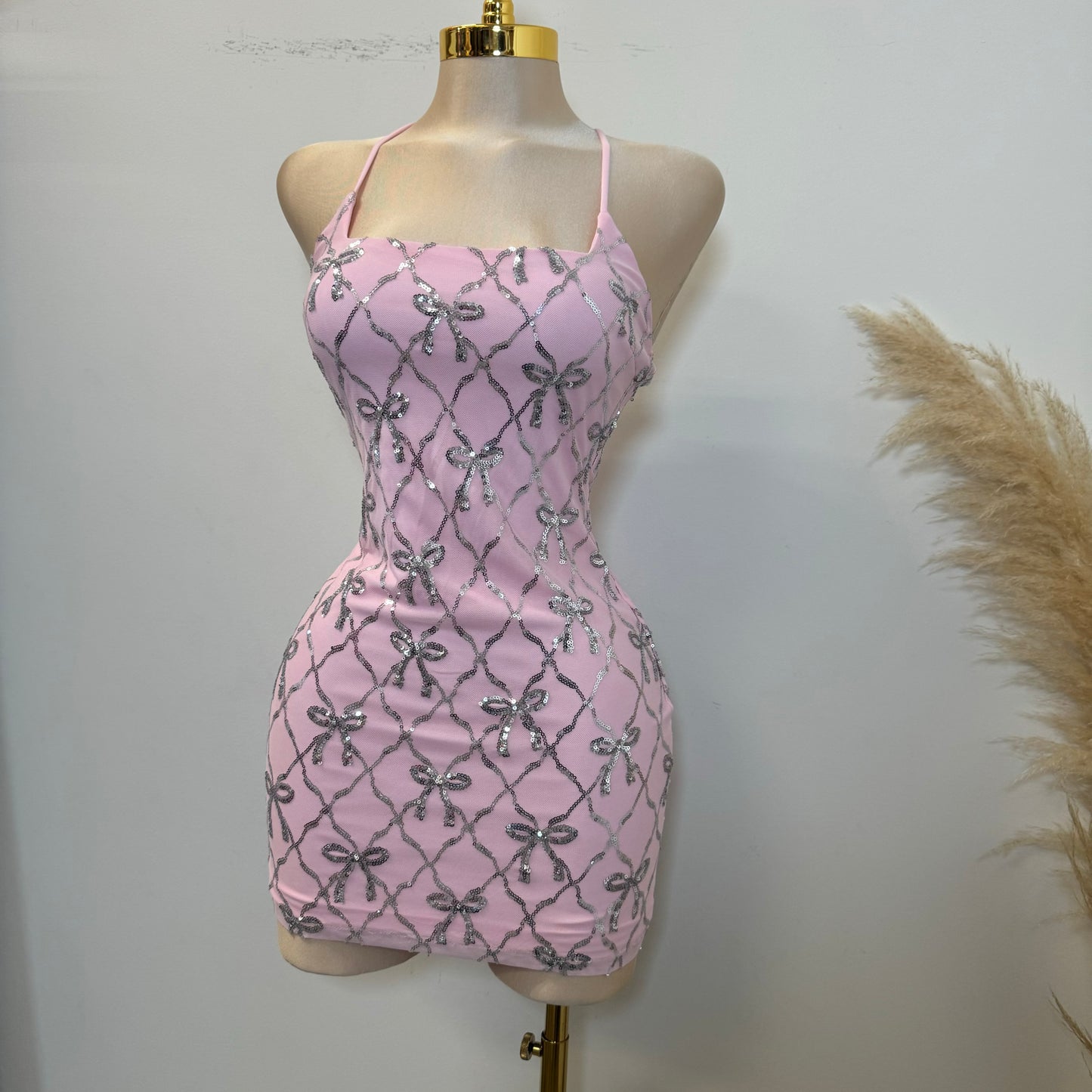 Bow Dress-Pink