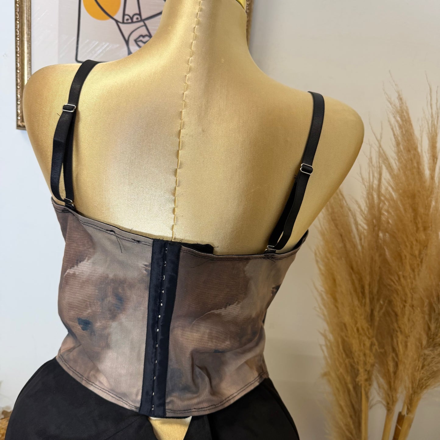 Bustier Corset Top PL-Black