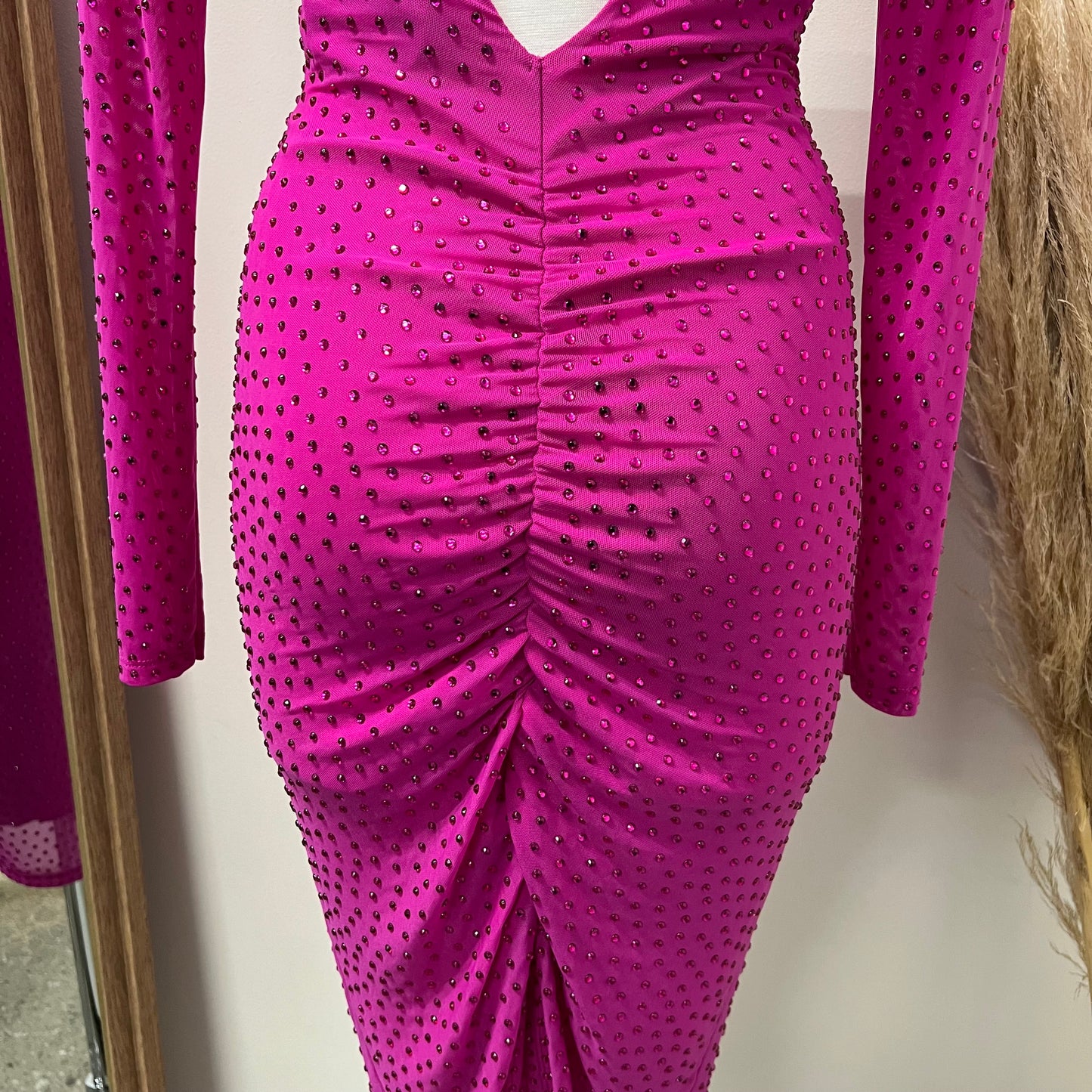 Zimora Dress-Magenta