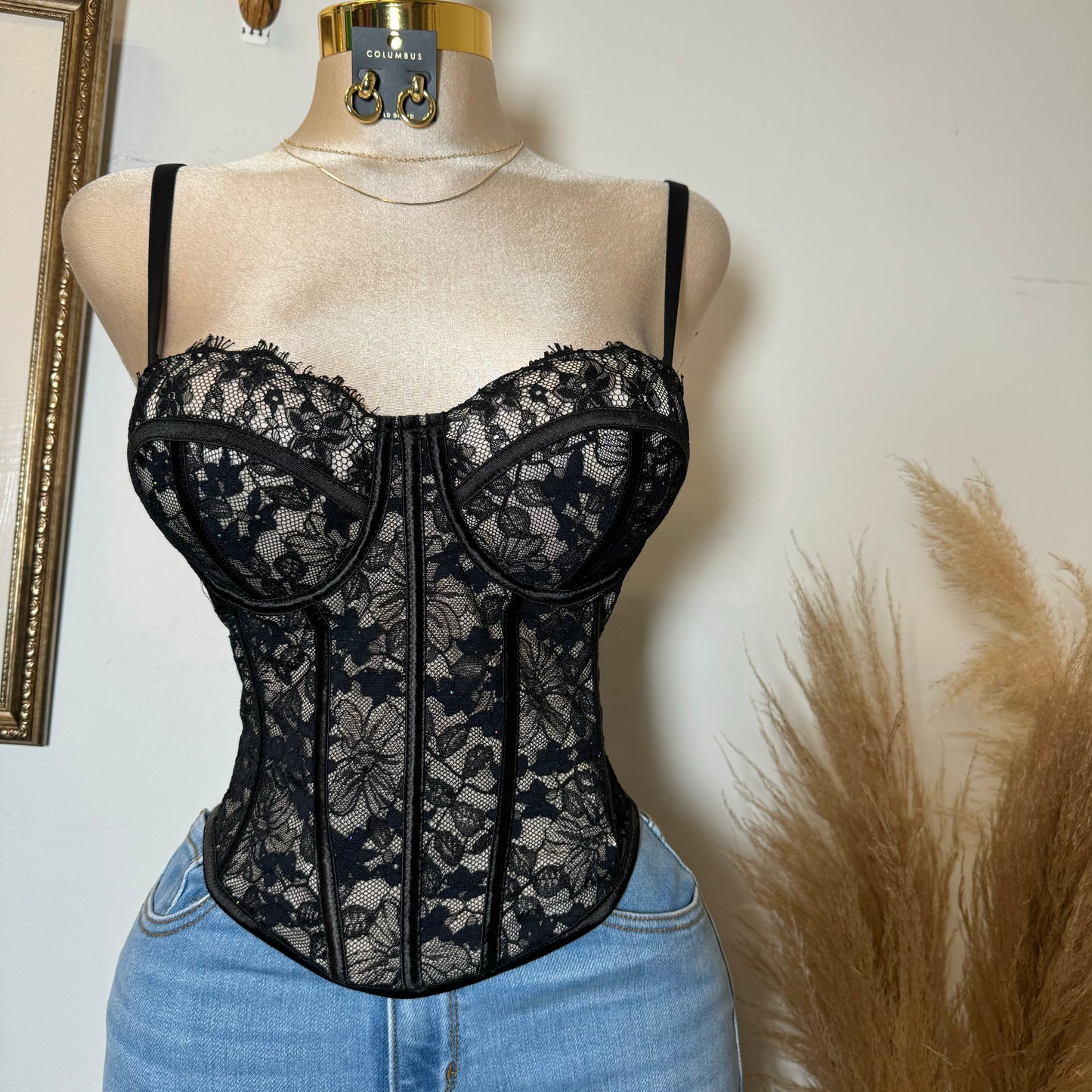 Black Corset -Black