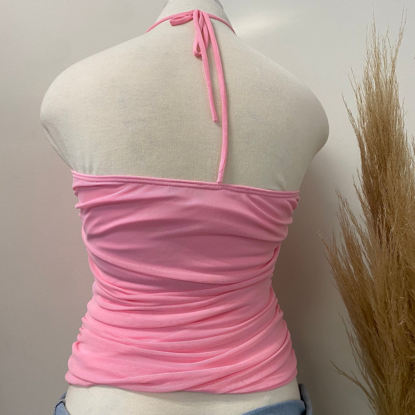 Halter Top PL-Pink