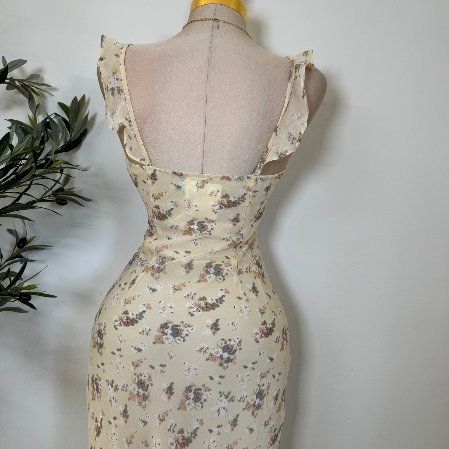 Ada Maxi Dress-Butter Yellow