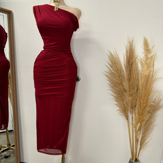 Luxi Dress-Red
