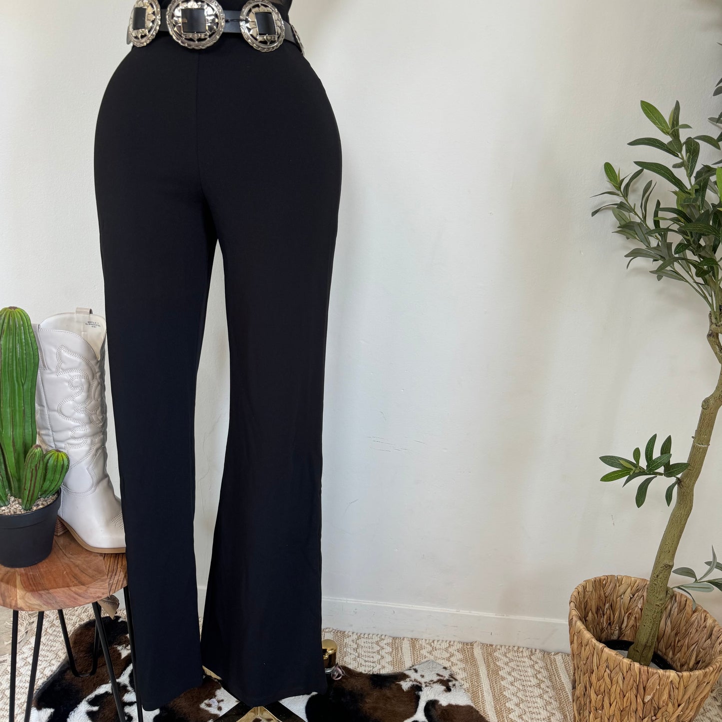 Pleated Bust Halter Neck Jumpsuit-Black