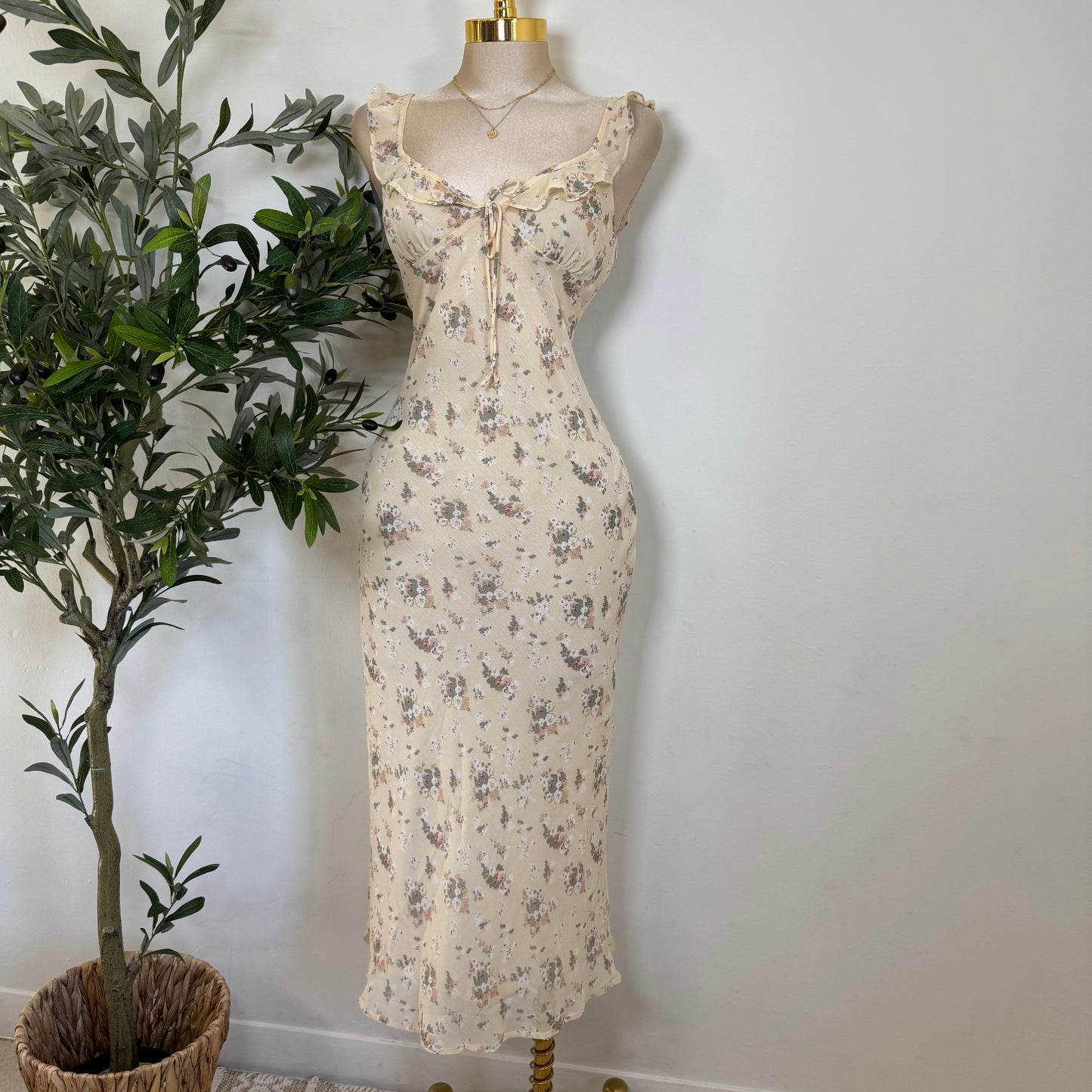 Ada Maxi Dress-Butter Yellow