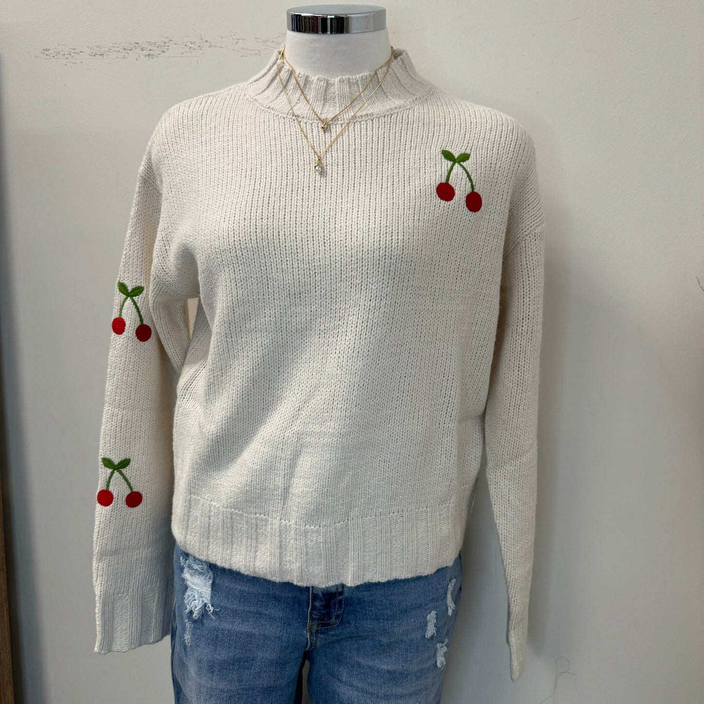 Cereza Sweater-Ivory