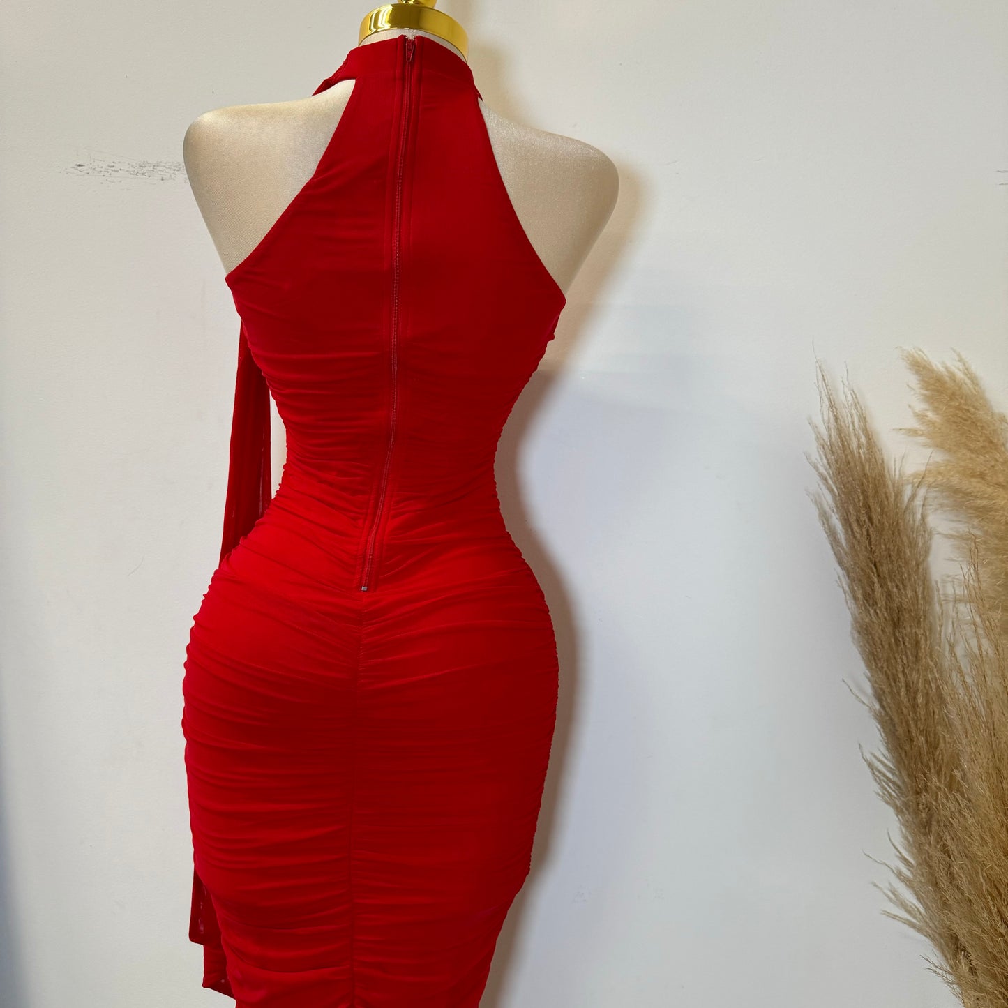 Evonne Dress-Red