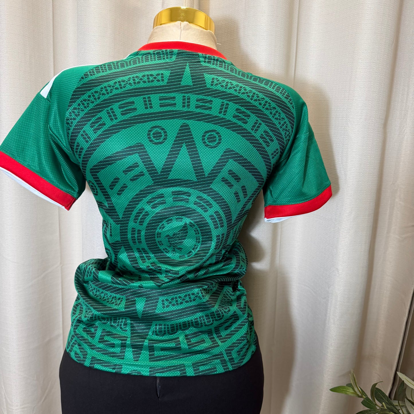 Tu puedes Mexico V neck Jersey women- Green