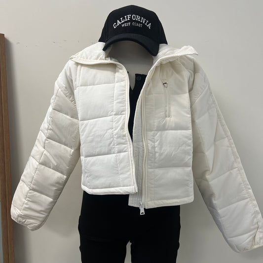 Gina Puff Jacket -White