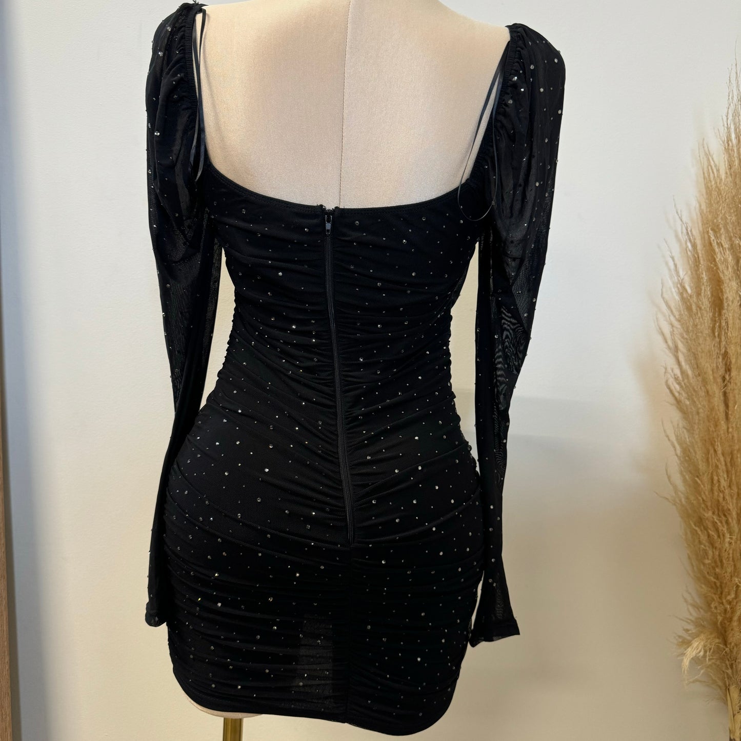 Vivian Mini Dress-Black