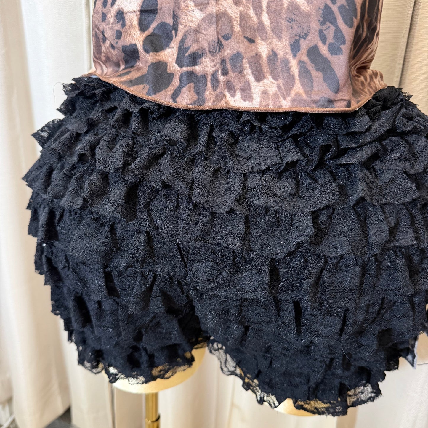 PL-Ruffle Shorts-Black