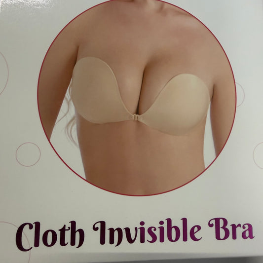 Cloth Invisible bra-Black