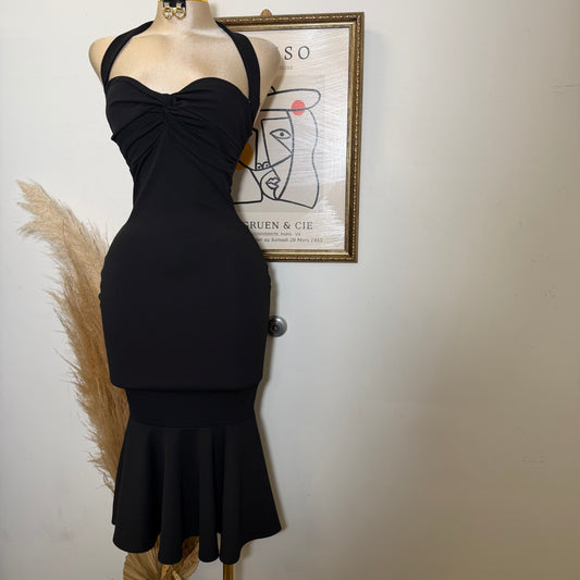 Cielo Mermaid Dress-Black