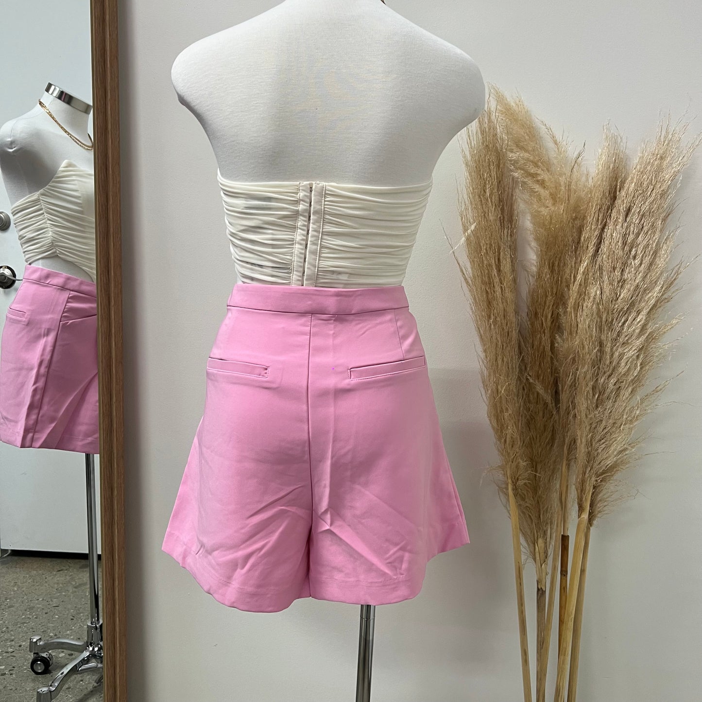 Dressy Shorts-Pink