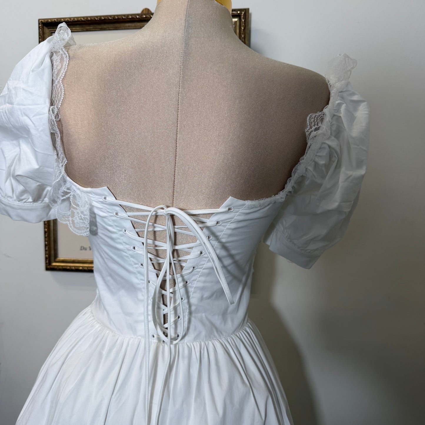 Fairly White Mini Dress-White