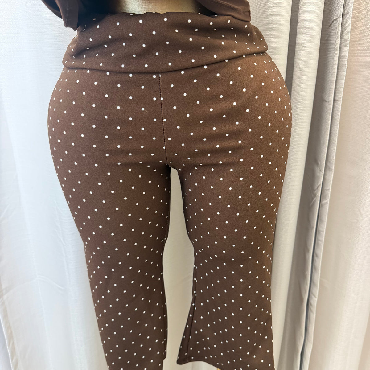 PL-Capri Polka Dot-Brown/White