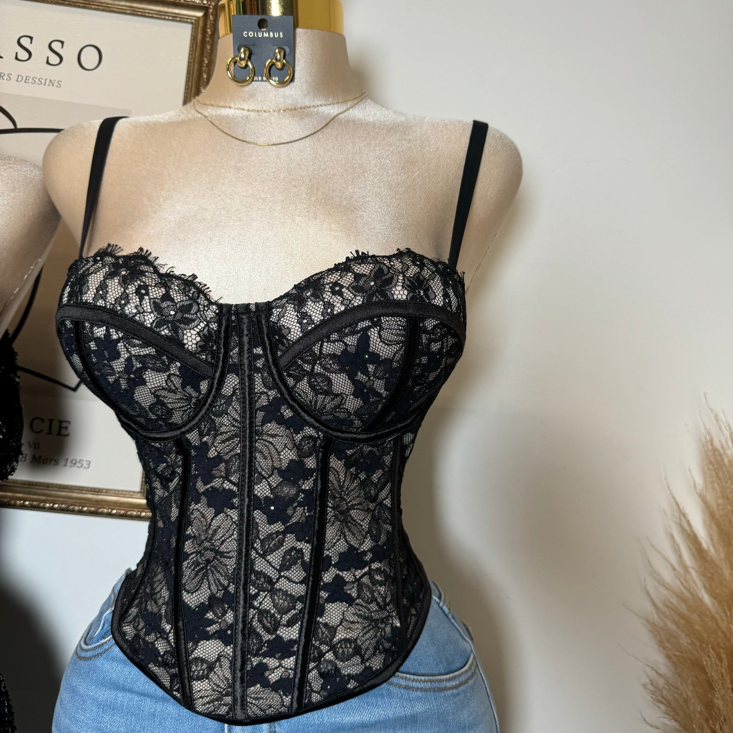 Black Corset -Black