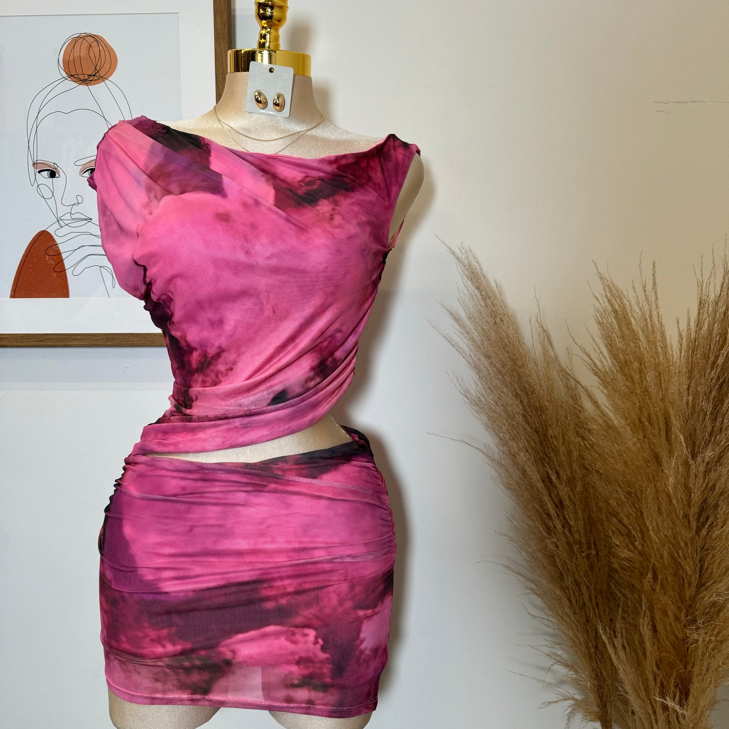 Lisset Dress-Light Pink