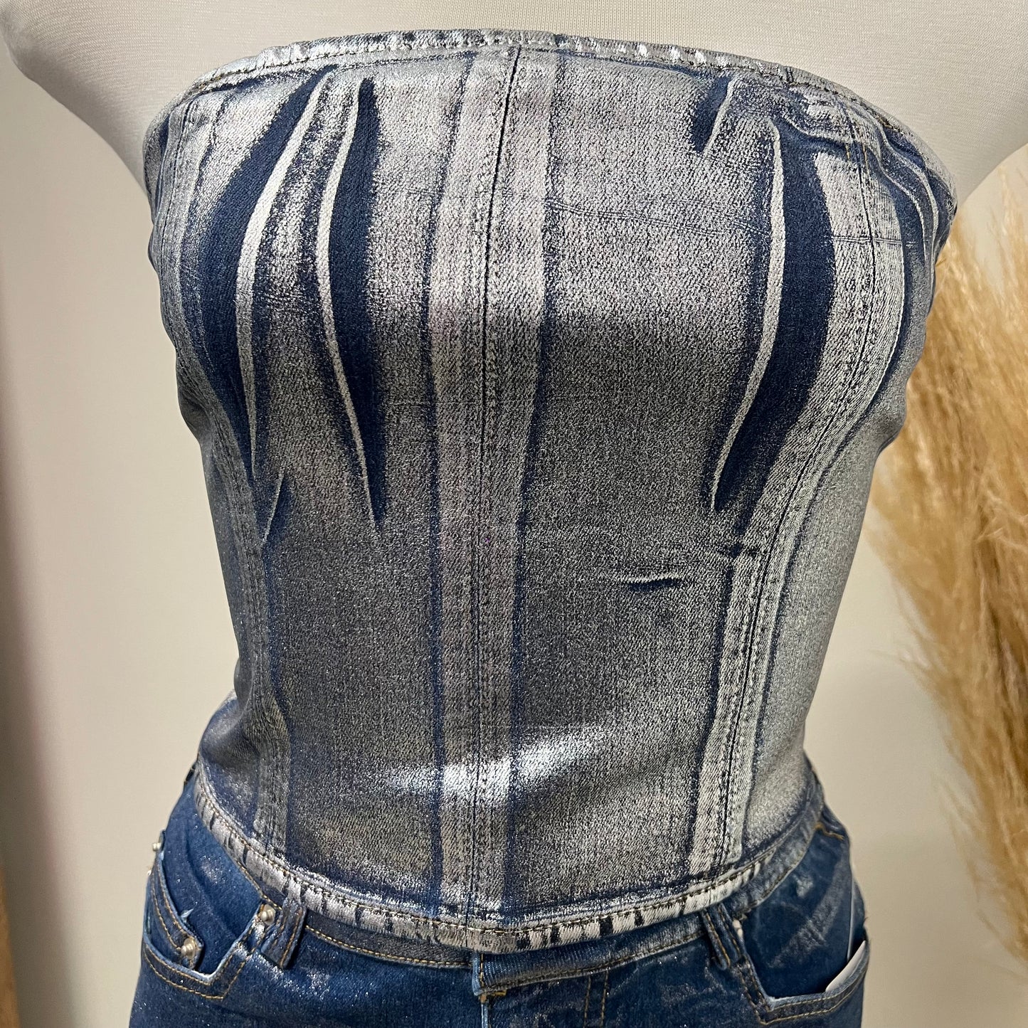 Soléis Top-Denim