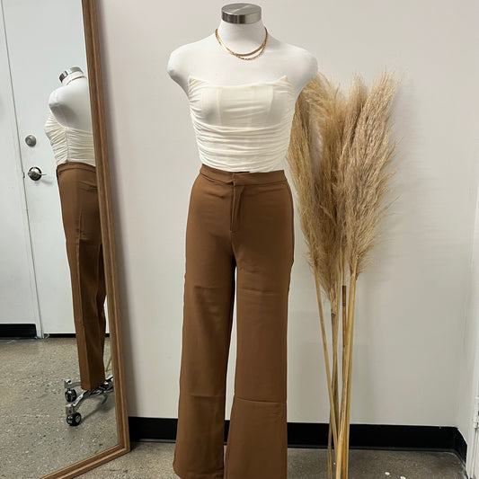 Formal Pants-Brown