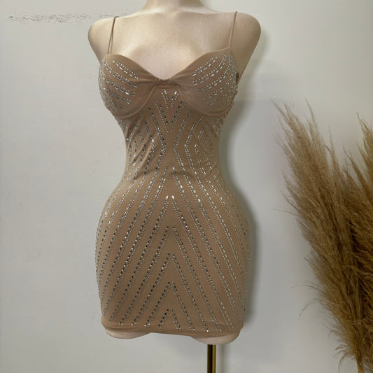 New Year’s Eve Dress-Nude