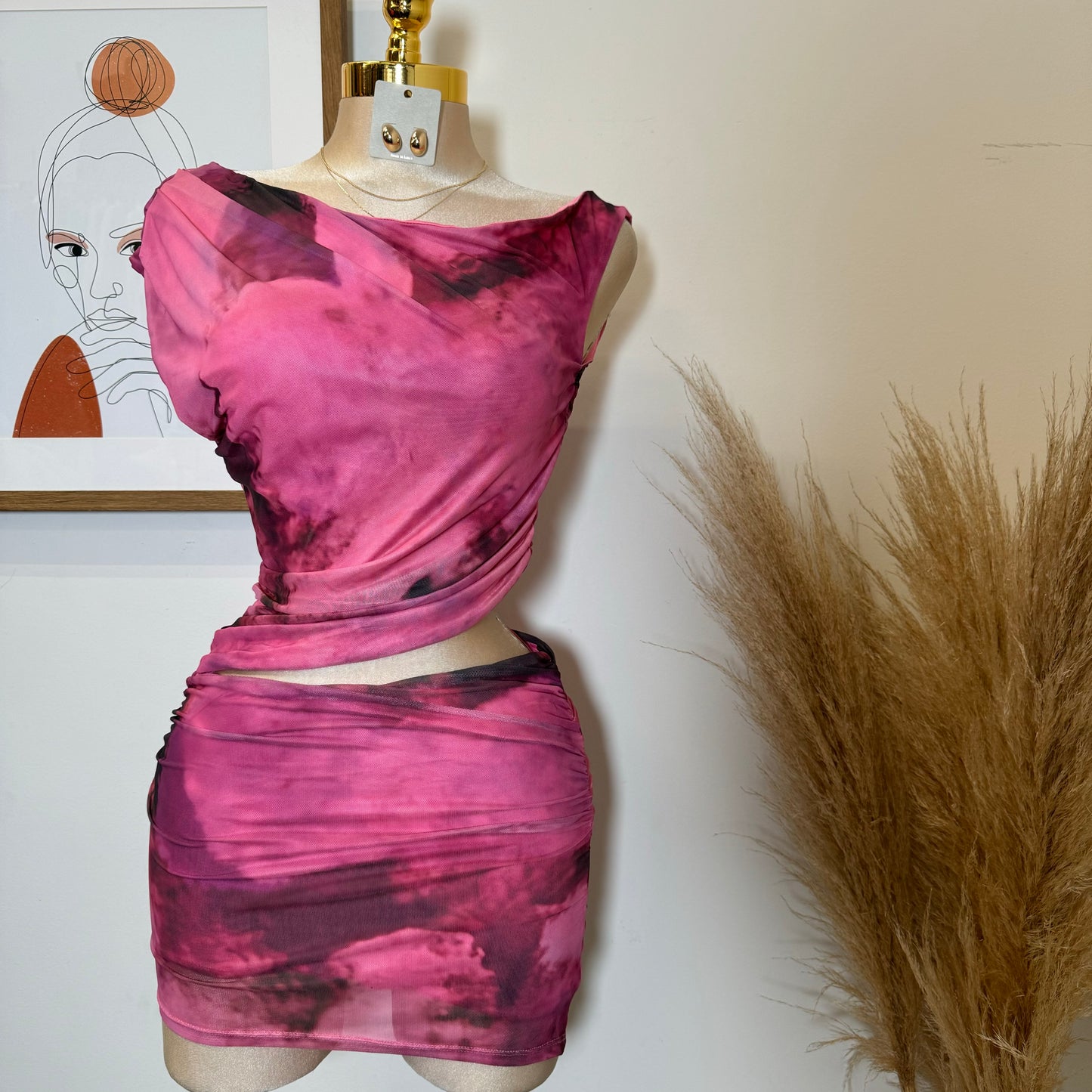 Lisset Dress-Light Pink