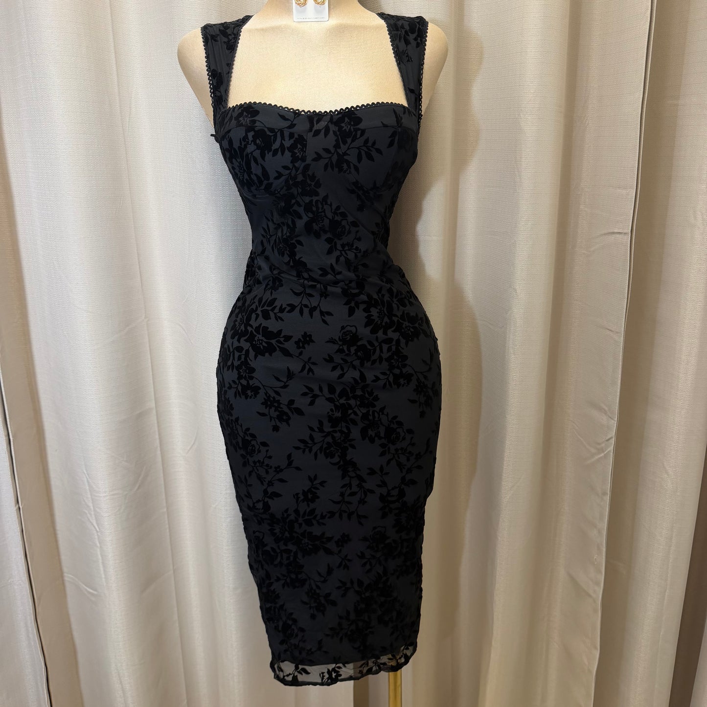 Rosie Dress-Black/Black
