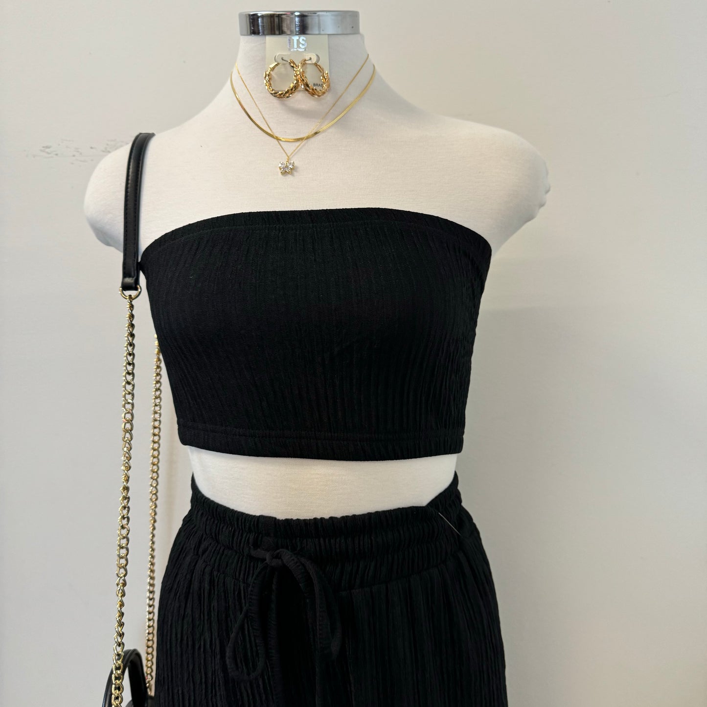 Catherine Two Piece Set-Black