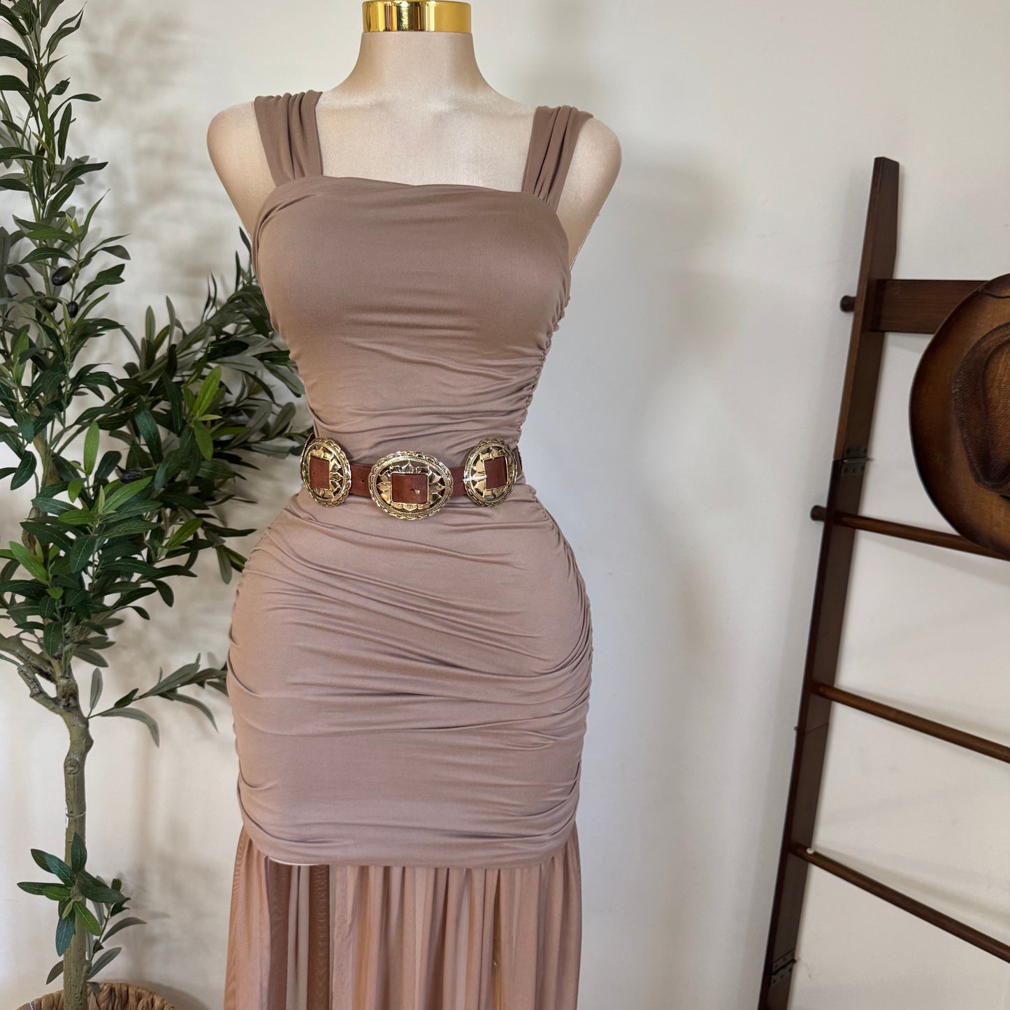 Ella Dress-Mocha